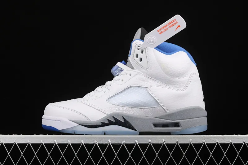 All categories Air Jordan Jordan series basketball shoes Air Jordan 5 J version Air Jordan 5 "Stealth 2.0" AJ5 Joe 5 white and blue color DD0587-140